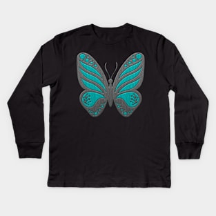 Cute Butterfly Kids Long Sleeve T-Shirt